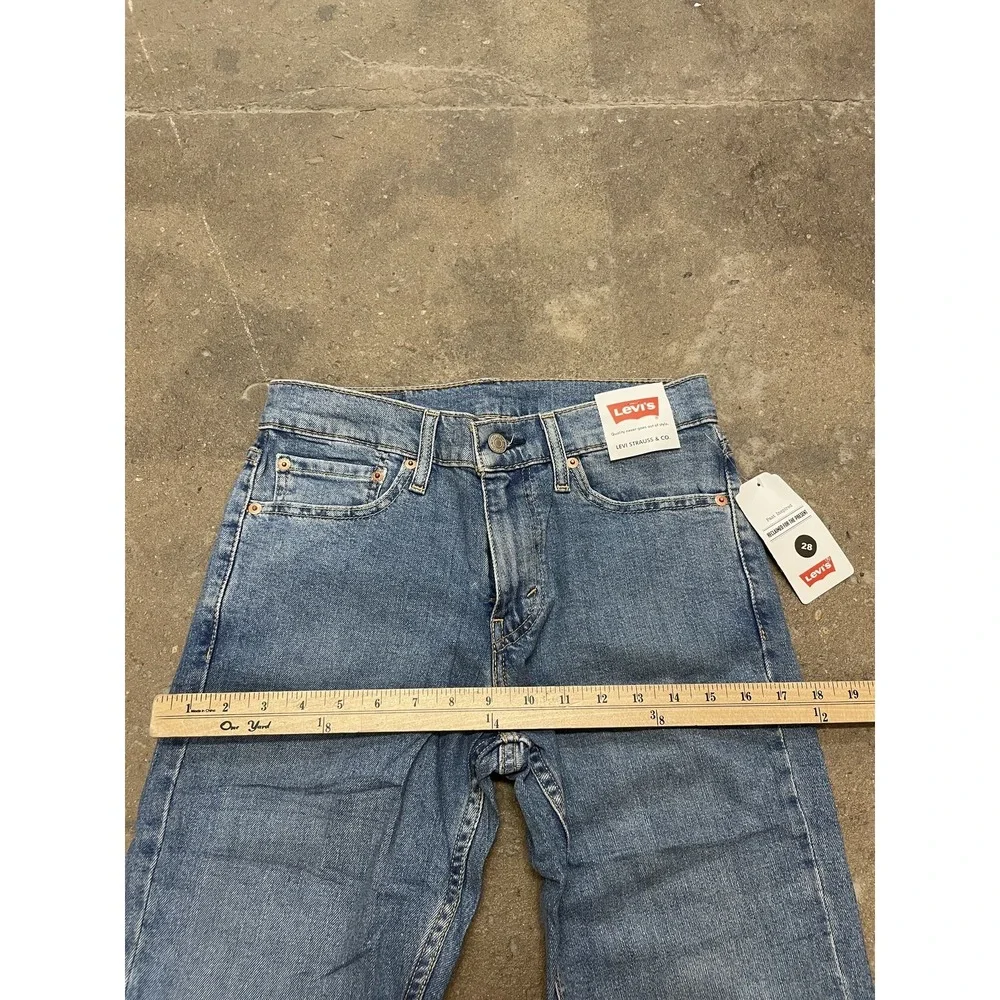 NWT LEVI'S 511 Flex Light Blue Stretch Slim Fit‎ Denim Men's Jeans 28W x 32L